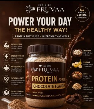 Fruvaa Eco Bite Instagram post - Protein Powder