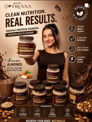 Fruvaa Protein Powder Chocolate Flavour